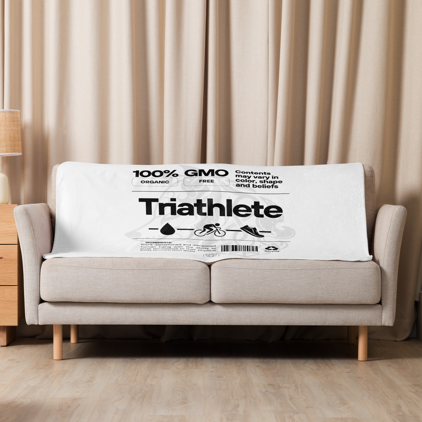 100% GMO - Sherpa Blanket - White