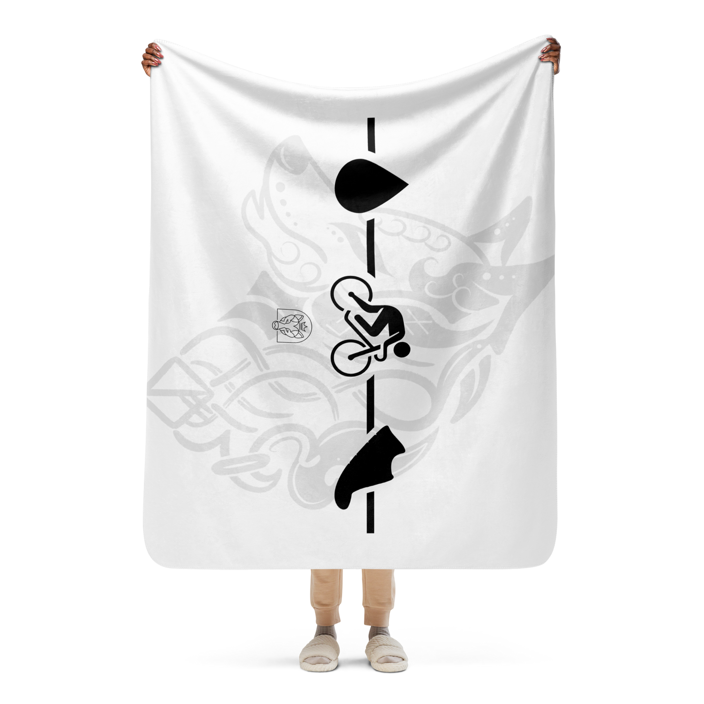 3 Sports - Sherpa Blanket - White