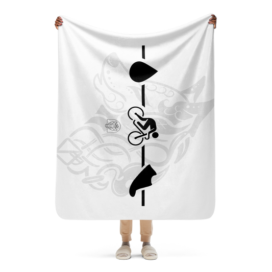 3 Sports - Sherpa Blanket - White