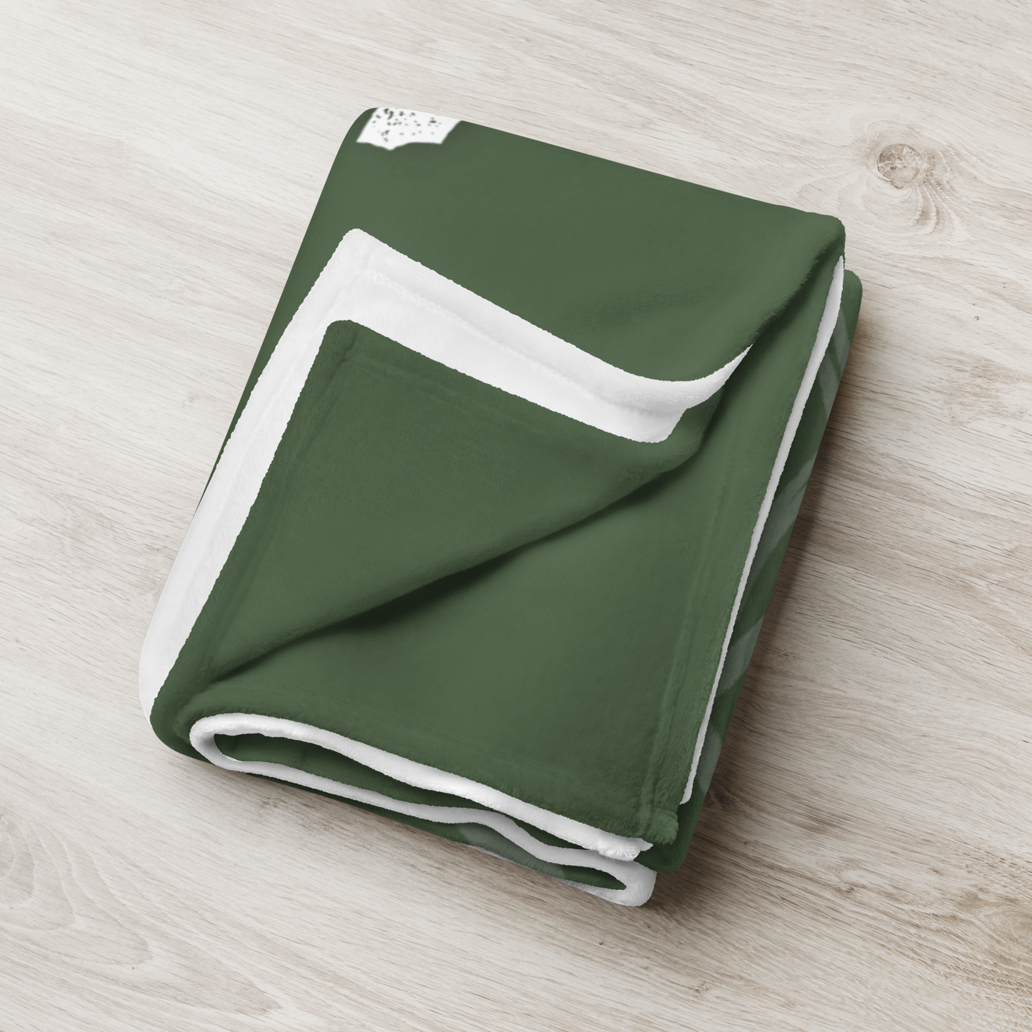 100% TRI - Throw Blanket - Green