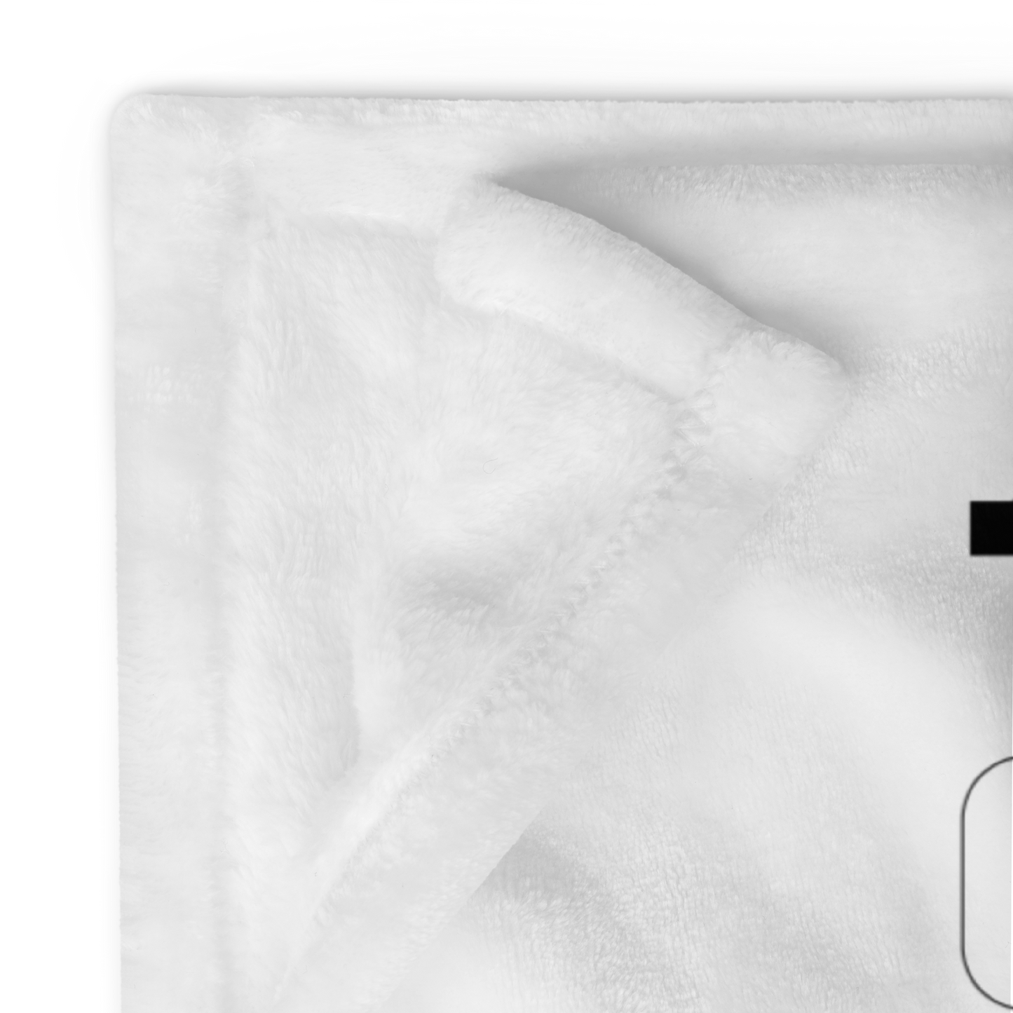 100% GMO - Throw Blanket - White