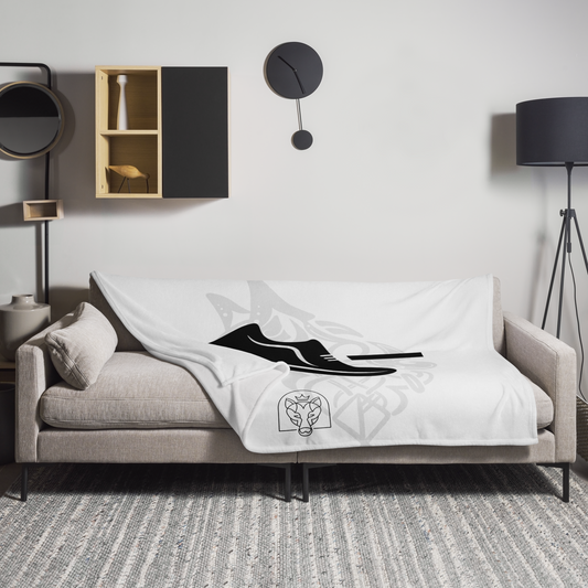 Shoe - Throw Blanket - White