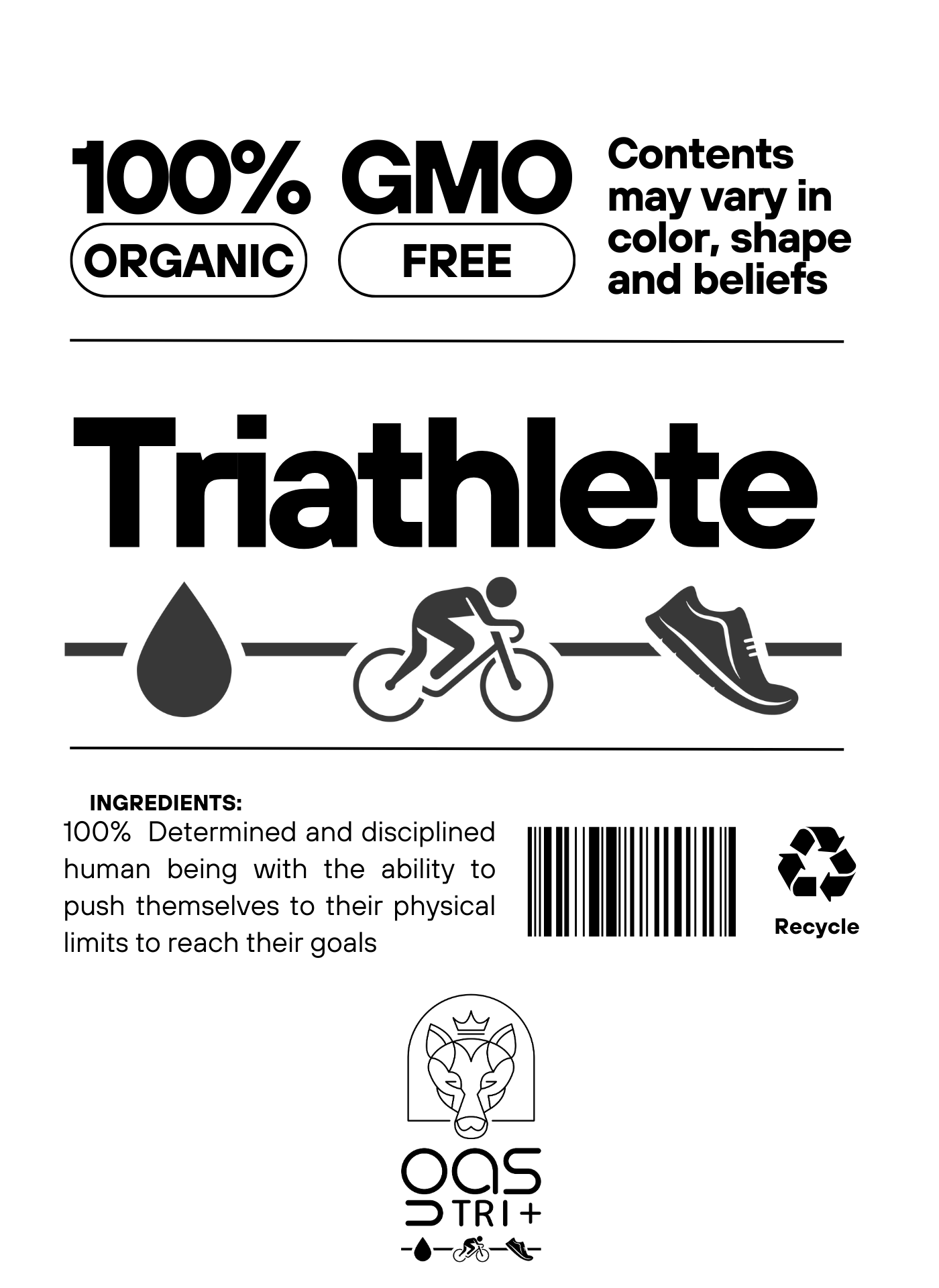 100% Organic Triathlete