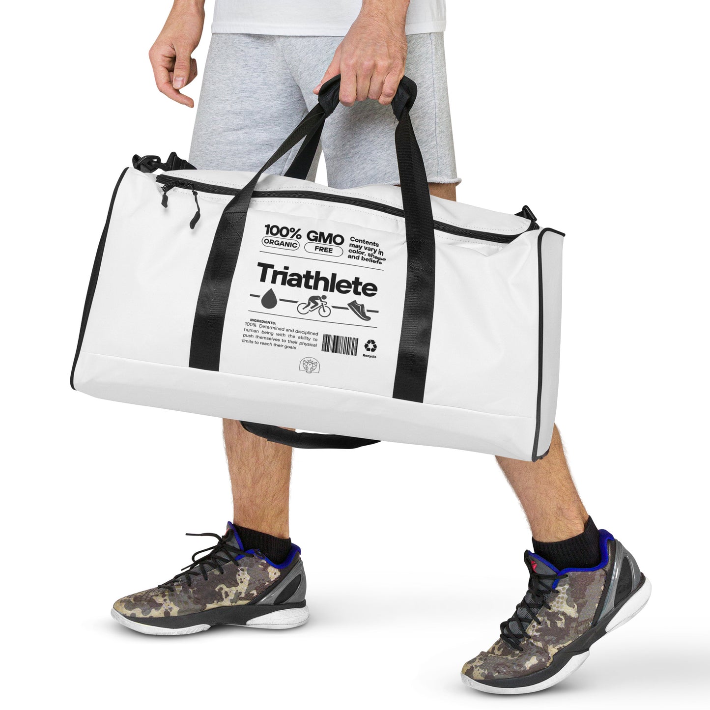 100 % Organic Triathlete Duffle bag