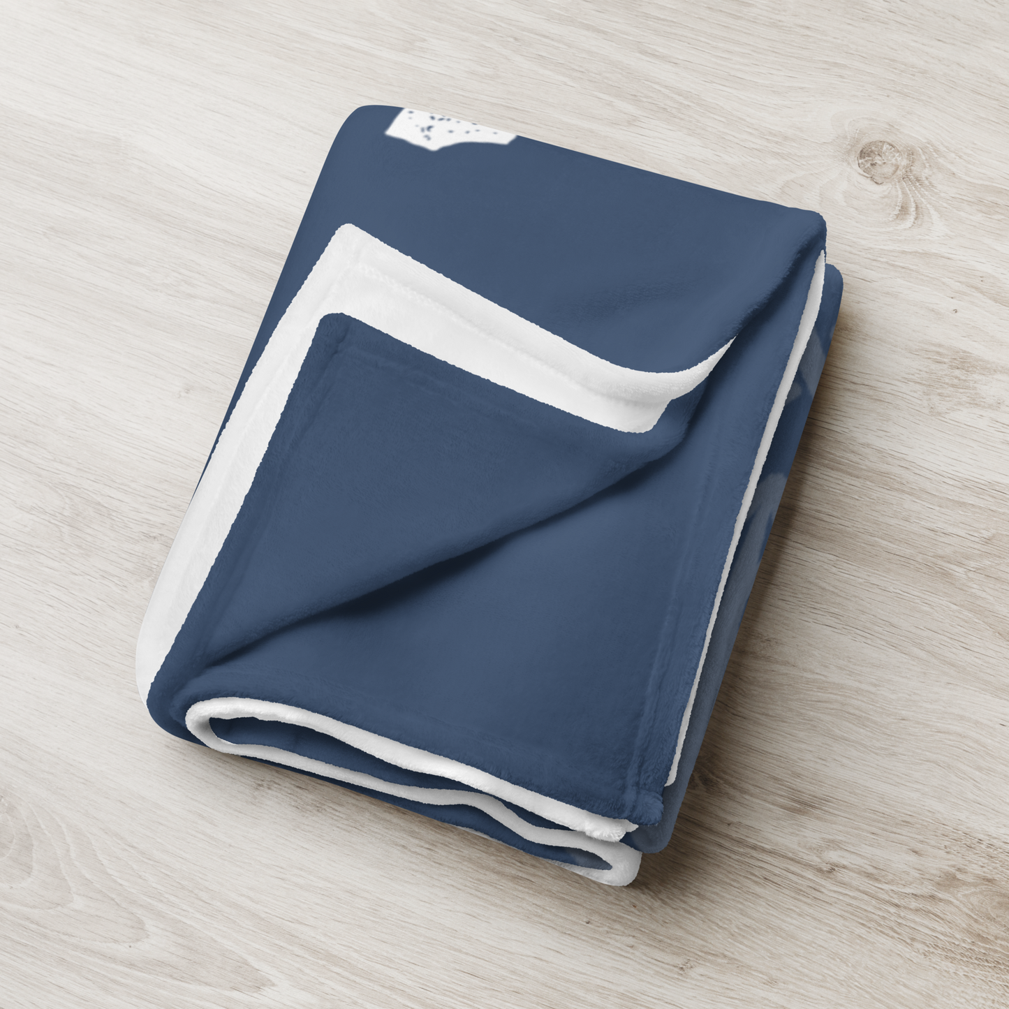 100% TRI - Throw Blanket - Dark Blue