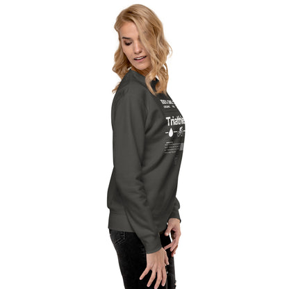 100% Organic Triathlete Unisex Premium Sweatshirt