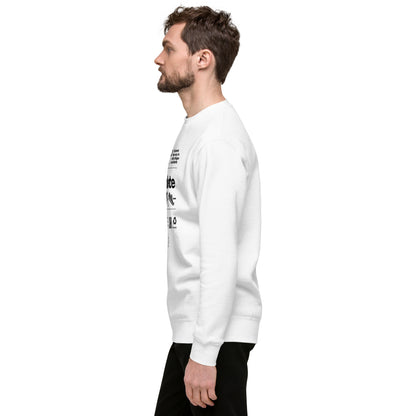 100% Organic Triathlete Unisex Premium Sweatshirt