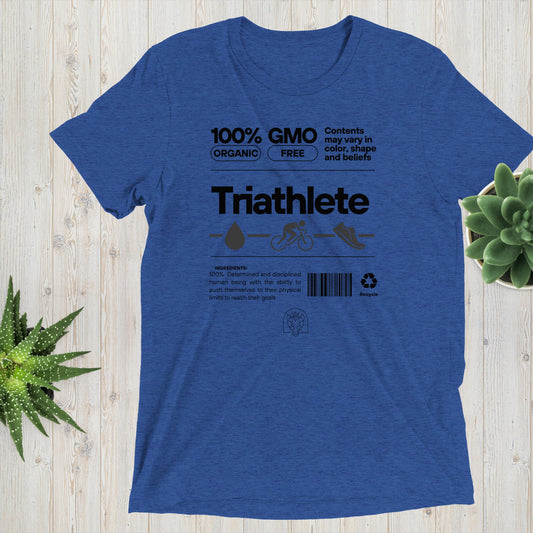 100% Organic Triathlete Short sleeve t-shirt